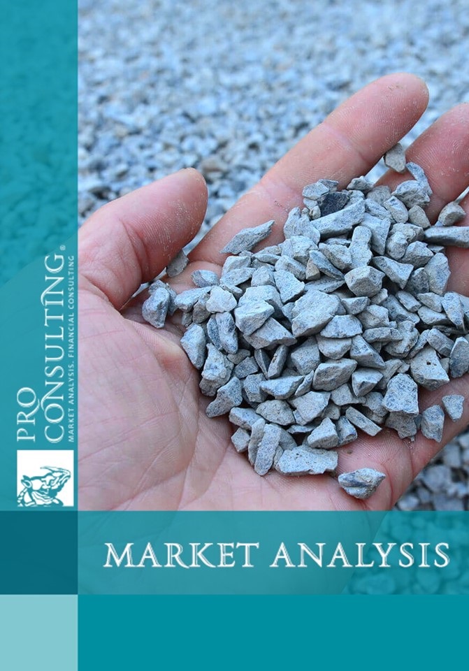 Analysis of crushed stone sales in Ukraine. 2025